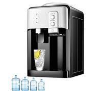 Distributore di dispositivi di Raffreddamento dell'Acqua di carico Superiore con Produttore di Ghiaccio - Cointestie di Acqua Calda elettrica e Fredda per Uso Domestico, Ufficio e dormitorio