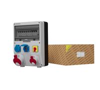 Distributore di energia edile Doktorvolt DV-S/FI 32A 16A 2x230V 0-1...