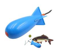 Distributore di esche da pesca alla Rocket - Contenitore per esche | Il caricatore leggero di Spod di razzo in PP contiene granuli e bocchette per attirare la carpa per un lancio