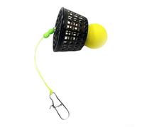 Distributore di esche galleggianti staccabili per colata di precisione e regolazione della profondità utilizzando riso o cereali come attrattivo durante la pesca nella stagione fredda, rosso (C-2PCS)