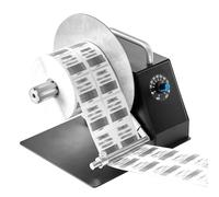 Distributore di etichette con riavvolgimento manuale e automatico per scatole esterne ed etichette per abbigliamento