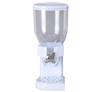 Distributore di farina d'avena da cucina, serbatoio stoccaggio trasparente, for sigillato e a prova umidità, macchina for a doppio barile(White)