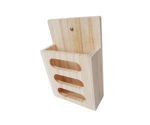 Distributore di Fieno in Legno per Piccoli Animali, Adatto per Ricci E Cincillà