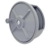 Distributore di filo di legame da 15,2 cm, porta bobina in alluminio con gancio per cintura per organizzazione cavi e corde
