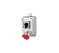 Distributore di forza con interruttore 0-1 3P+N+Z 16A 6271-00