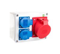 Distributore di forza RS 2x2P+Z, 3P+N+Z 32A da incasso 6203-01