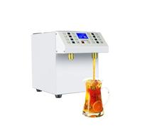 Distributore Di Fruttosio 24 Griglie Macchina Quantitativa Macchine Distributrici Sciroppo A Doppio Cilindro Imballaggio Preciso(White double tank)