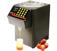 Distributore di fruttosio, macchina quantitativa per sciroppo da 8 litri, con barile in acciaio inossidabile e 16 uscite per Bubble Tea e Boba
