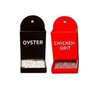 Distributore di ghiaia per pollaio - Distributore di cibo per pollame - Auget Cibo Ciottoli per anatre galline altri pollame