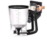 Distributore di impasto, miscelatore a imbuto da 1 l - Dispenser di miscela per wafer con supporto - per cucinare salsa sciroppo olio condimento crema insalata di insalata da cucina cottura burro