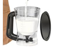 Distributore Di Impasto Per Pancake Contenitore Da 1L A Forma Di Imbuto | Dispensatore Per Impasto Waffle Con Supporto Per Cupcake Salsa Sciroppo Olio Condimento Crema Condimento Insalata Burro