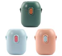 Distributore di latte in polvere per bambini 3 pezzi Distributore di latte in polvere portatile Contenitore in polvere sigillato Distributore di latte in polvere per bambini per latte in pol
