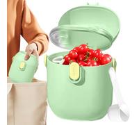 Distributore Di Latte In Polvere Portatile Da Viaggio - Dispenser Per Farina Di Riso Con Misurino | Contenitore Ermetico Per Genitori In Viaggio Asili Nidi Casa Trasferte