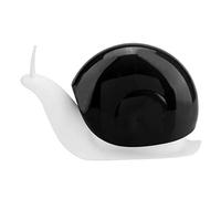 Distributore di Liquidi a Forma di Lumaca, Capacità 120ml (BLACK) | Materiale PP ecologico, design antipolvere, uso in bagno, adatto in