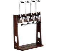 Distributore di liquori con supporto in legno, versatore per vino a molla per casa, bar, pub o ristorante