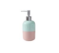 Distributore di lozione Arredamento moderno for il bagno in stile rustico for accessori da cucina Bottiglia con pompa appoggio caduta Bottiglia di sapone multi-scena(Light Green/Pink)