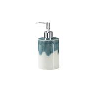 Distributore di lozione Arredamento moderno for il bagno in stile rustico for accessori da cucina Bottiglia con pompa appoggio caduta Bottiglia di sapone multi-scena(Green/White)