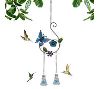 Distributore di mangime a - Incantevole elegante colorato decorazione da giardino a prova di e formiche | Scacciapensieri | Per la decorazione di giardino, cortile, terrazza, balcone e