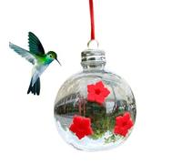 Distributore di mangime per colibri per esterni, lampadina per cibo, utensili per bere acqua per uccelli, facile da riempire e pulire i distributori di cibo colibrì a forma di cipolla da appendere