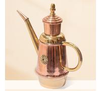 Distributore di Olio in Rame, 350 Ml, Realizzato a Mano in Stile Retrò,