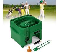 Distributore di palline da golf, 40 palline da golf, dispositivo per allenamento con 6 supporti per stecche, 5000 mAh, macchina automatica per tee up per giochi di palline da golf, sport, club di