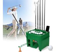 Distributore di palline da golf con jack per mazze, lanciatore di capacità 50 per simulatore di interni e deposito nel campo di guida
