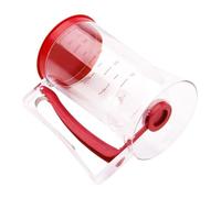 Distributore di pasta per pancake, strumento per colata manuale, 900 ml, misurino, tetto, separatore con semplice funzione di controllo, ideale per frittelle, cupcake, muffin, cottura, colazione
