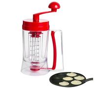 Distributore di pastella - 900 ml dispenser per pancake con funzione di agitazione, pastella per torte, pancake, waffle per