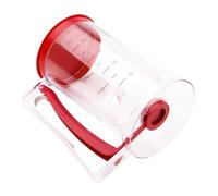 Distributore di pastella per torte, separatore portatile per pancake, erogatore per pastella da 900 ml, manico a sgancio rapido, scala trasparente, strumento per pancake, cupcake, a prova di perdite