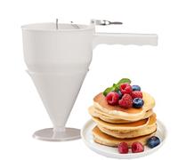 Distributore di pastella per waffle da 1200 ml per muffin con base | Dispenser per pancake per dessert, biscotti, muffin, per fare le vacanze, cuocere a casa, cucina, colazione