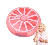 Distributore Di Pillole Portatile - Organizzatrice Settimanale 15 Cm, Contenitore Di Stoccaggio A 7 Scomparti | Medicina Vitamina Gestione giornaliera Viaggi Cura Del Sale