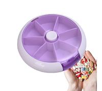 Distributore di pillole settimanali | Dispenser per pillole,Forniture trasparenti di stoccaggio multiuso per pillole, dolci, vitamine e altri articoli