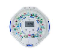 Nedis Dispenser intelligente per compresse - Wi-Fi - 28 scomparti - Numero di allarmi: 9 sveglia al giorno - Luce/Piep/voce - Display LCD - Bianco