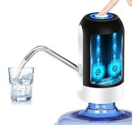 Distributore di pompa dell'acqua fredda elettrica, Spillatore Acqua con Ricarica USB, Rubinetto Automatico Adattatore Caraffe d'Acqua Dosatore in Acciaio Inox