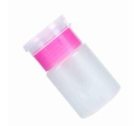 Distributore di Pompe per le Nail Art e il Trucco 60 Ml di Bottiglia Plastica per Contenitore a Portata Mano Limore in Polpetta in Rosa (PINK)