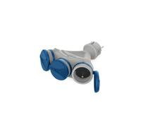 Distributore di prese 3 prese con/u 16A 250V IP54 W-01153