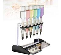 Distributore di profumo a 6/8 teste, espositore con bottiglie di vetro da 200 ml, ideale per negozi e bar