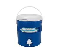 Distributore di refrigeratore d'acqua, 3,8 l, per bevande calde e fredde, grande capacità per campeggio, eventi all'aperto, raduni, 22,5 x 21,5 x 25,5 cm