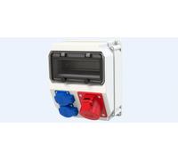 Distributore di rete fissa 16A/5P 2GS senza ECOLINE 90EKO007