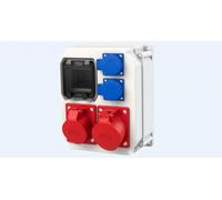 Distributore di rete fissa 32A/5P 16/5 2GS senza ECOLINE 90EKO004