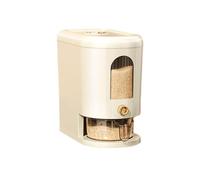 Distributore Di Riso - Contenitore Di Riso | Contenitore Di Stoccaggio Del Riso | Contenitori Di Stoccaggio Di Cereali | Dispensatore Di Porta Di Riso A Push Con Design Sigillato | Distributore Di Cib