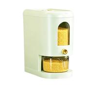 Distributore di riso, sigillato, 5 kg, con coperchio dosatore | Dispenser ermetico per riso, per casa, appartamento, controsoffitto, frigorifero, armadio
