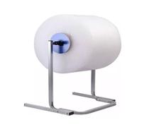 distributore di rotoli di pluriball, Dispenser for pluriball, argento, da pavimento, larghezza 30-150 cm, for film estensibile e schiuma