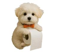 Distributore di rotolo di carta igienica | Porta rotolo da cucina | Distributore decorativo a forma di cane per bagno, cucina e piccoli spazi domestici
