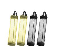 Distributore di sacchetti per la spazzatura per cucina, CRIVERS Appendiabiti pieghevole per borse di immondizia a rete, contenitori di tasca per la raccolta di alimenti riciclati