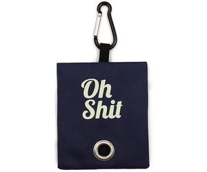 Distributore di sacchetti per rifiuti per cani con la parola 'Oh Shit' distributore di sacchetti per immondizia Utile trattato.