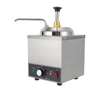 Distributore di salse in acciaio inox con funzione di riscaldamento, 30 - 110 ℃, erogatore di salse per cioccolato, crema ketchup, dosatore da 2 l, erogatore di salsa e senape, stazione di pompaggio