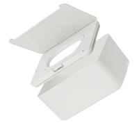 Distributore di Salviette Portatile, Contenitore da Viaggio Bianco | Plastica , Facile da Pulire, Uso una Sola Mano, per Passeggino e Spostamenti