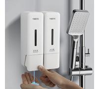 Distributore di sapone a parete, distributore di lozione, pulsante, 250 ml,