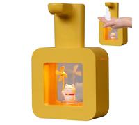 Distributore di sapone automatico Dispenser di sapone induction Dispenser di sapone per gatti, dispensatore di sapone in schiuma da 13,5 once da parete montato per bambini distributore di sapone per